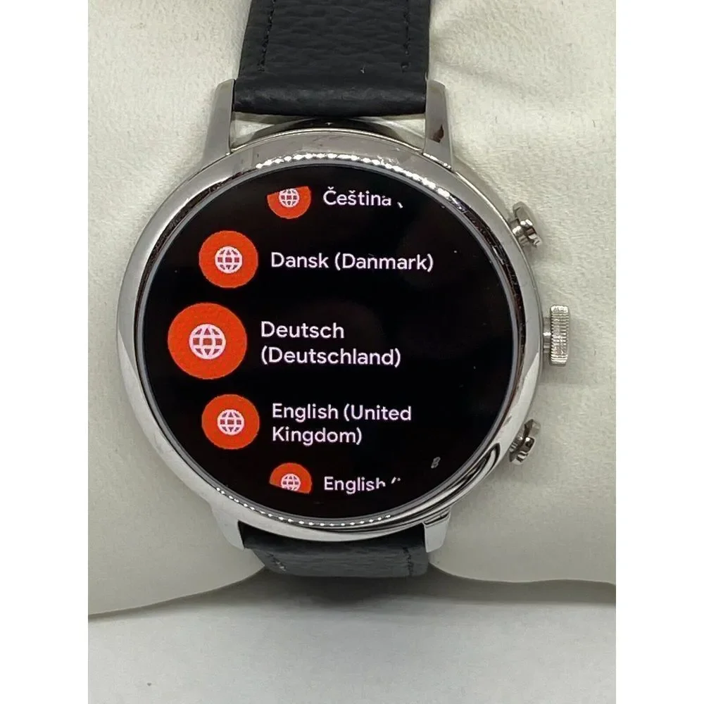 Fossil Gen 4 Authentic Digital Dial Smart Watch Custom Band FTW6017 DC108